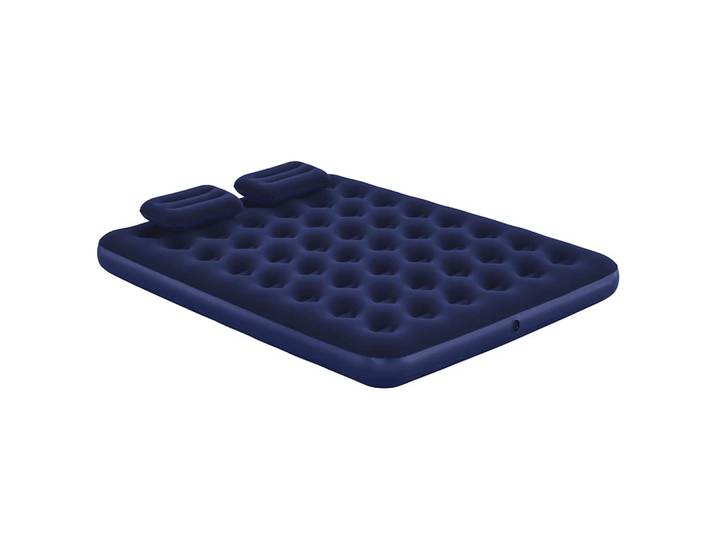 Lit gonflable Bestway avec oreiller et pompe à air 203x152x22 cm, matelas gonflable pliable ultraléger pour le voyage et la randonnée