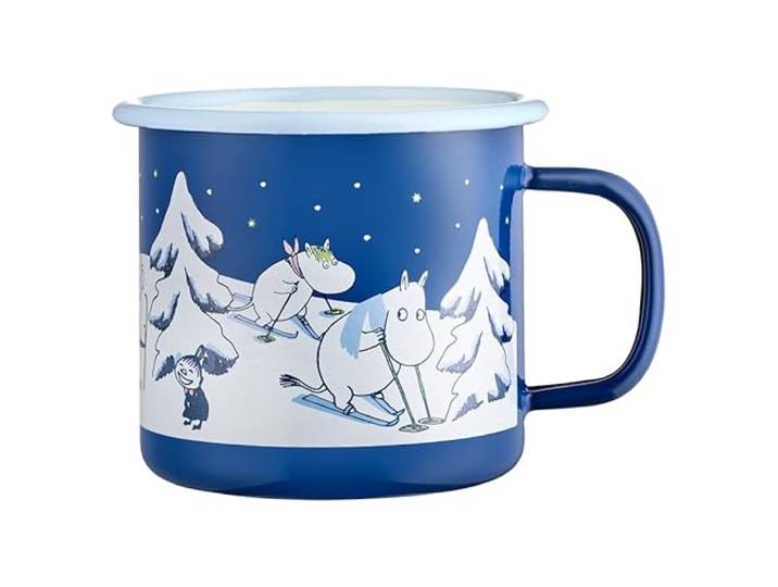 Muurla Moomin Kerst Emaille Mok Sterrennacht 0.37L