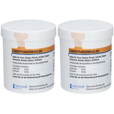 Lebertran-Zinksalbe Vet Doppelpack 2x250 g Salbe