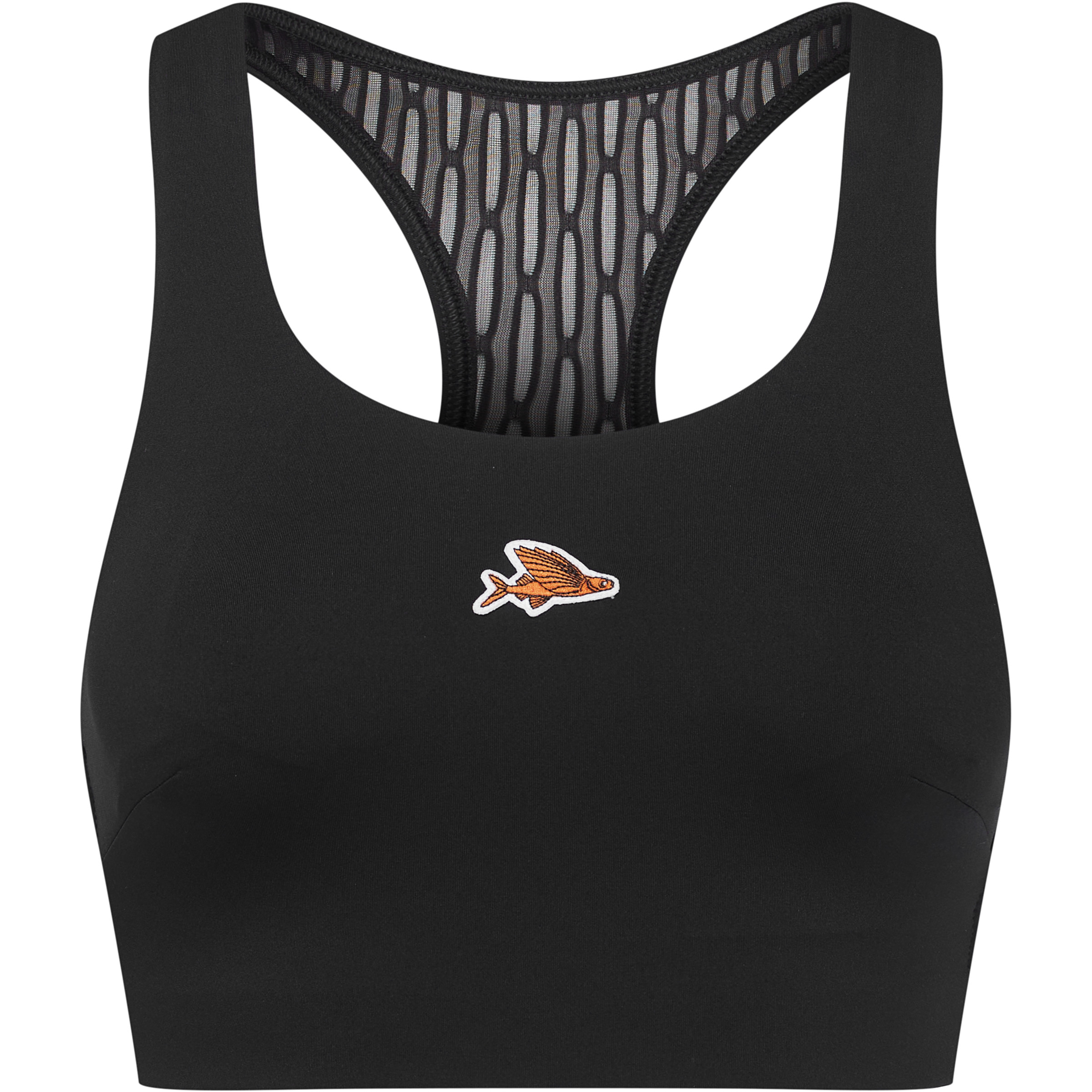 Café Du Cycliste Cesarine Sport BH Damen Sport-BHs schwarz Größe S Schnell trocknend