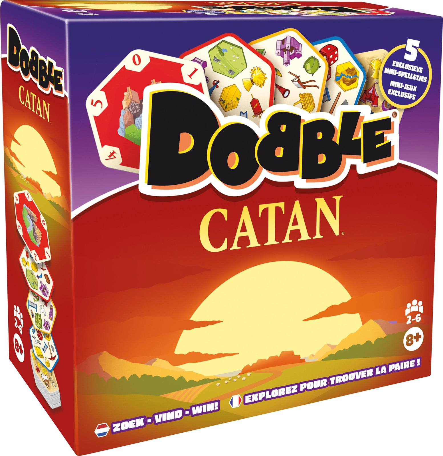 Asmodee Dobble Zoekspel voor kinderen vanaf 8 jaar