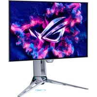 ROG Swift OLED PG27AQWP-W, Gaming-Monitor 67.3 cm (26.5 Zoll), silber/transparent, QHD, USB-Hub, Dual-Mode, 540Hz Panel