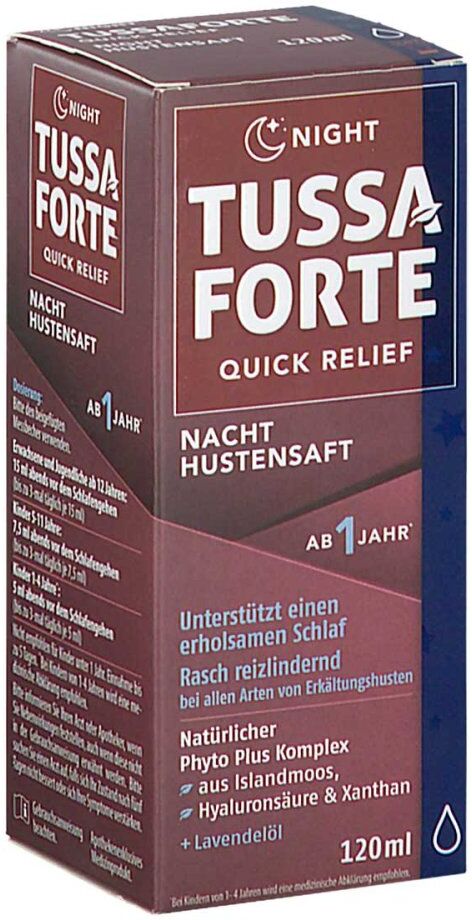 TUSSAFORTE Night Quick Relief Hustensaft 120ml
