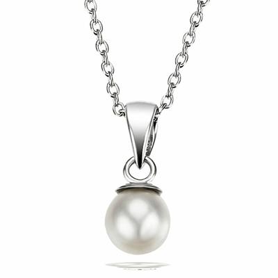 Perlenkette GOLDMAID, weiß, Halsketten, Damen, Silber 925 (Sterlingsilber), Perlenkette