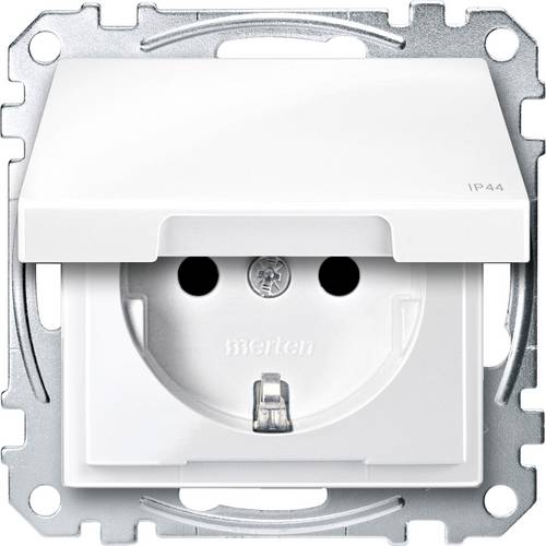 Merten Steckdose System M Polarweiß MEG2414-0319 1St.