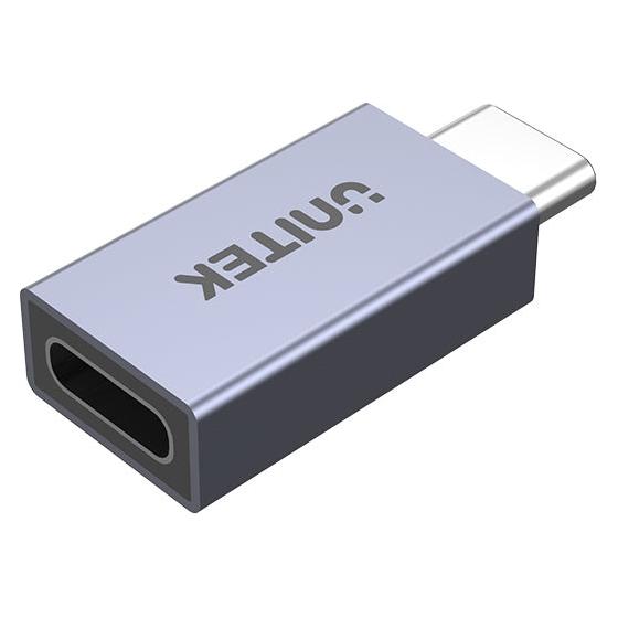 Unitek Adapter USB A1038GY01 USB-C - USB-C Szary (A1038GY01) (USB-C, USB-C) (A1038GY01)