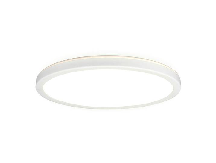 Led-Paneel Twice², Weiß, Kunststoff, rund, 2.9 cm, CE, einfach zu transportieren, Lampen & Leuchten, LED Beleuchtung, LED-Paneele