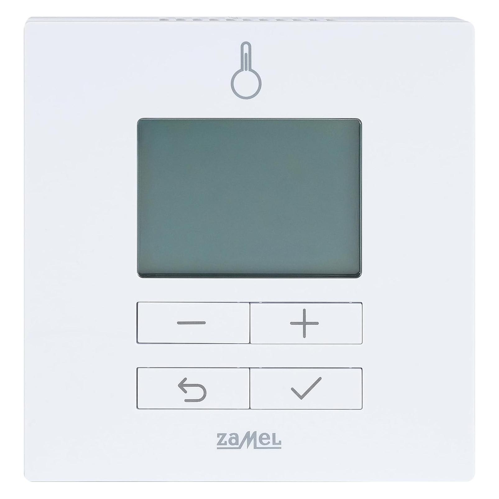 Zamel Werkt op batterijen, relais-dagtemperatuurregelaar type: LBR-02 wit (EXL10000083-WUN)