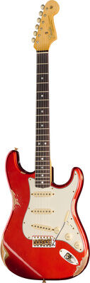 Fender 65 Strat CAR Relic Candy Apple Red
