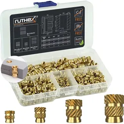 RX KASTEN-U - 3D Druck, Gewindeeinsätze, Zoll, 270 Stück