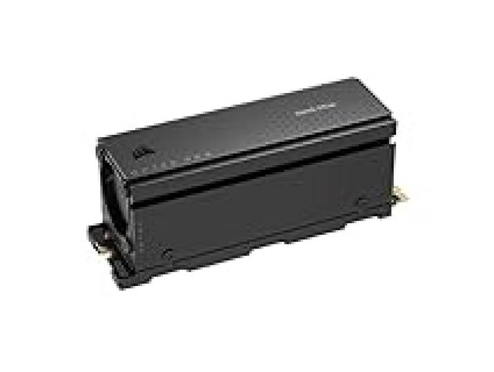 Corsair MP700 Pro avec Refroidisseur 2 to M.2 PCIe Gen5 x4 NVMe 2.0 SSD - M.2 2280 - Jusqu'à 12 400 Mo/s en Lecture Séquentielle - TLC NAND Haute Densité - Noir