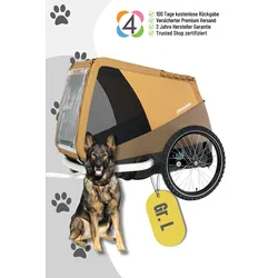 CROOZER Dog Mikke Fahrradanhänger, Farbe: Moss Green