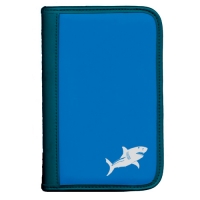 Taucherlogbuch sub-book - Farbe: blau - Motiv: Weißer Hai - ohne Einlage