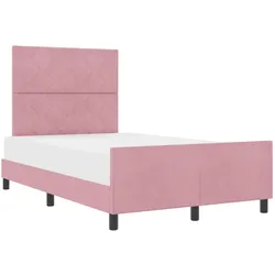vidaXL, Boxspringbett, Everlee Diamond blocks design (120 x 190 cm)