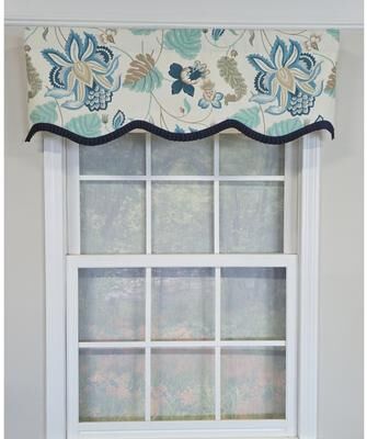 RLF Home Samanta Ruffled Provance Valance