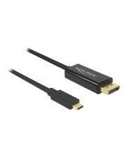 Delock Externer Videoadapter USB-C DisplayPort Schwarz Einzelhandel (85256)