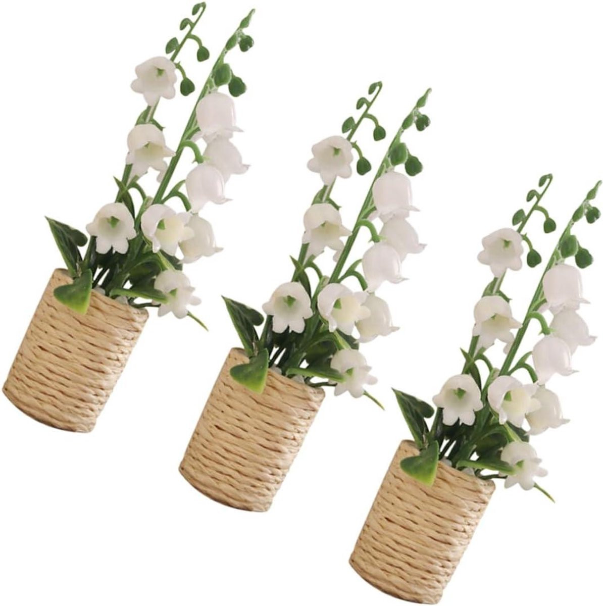 Miniatuur Bonsai Nep Plant voor Poppenhuis Decoratie in Diverse Kleuren, Hoogte: 9 cm