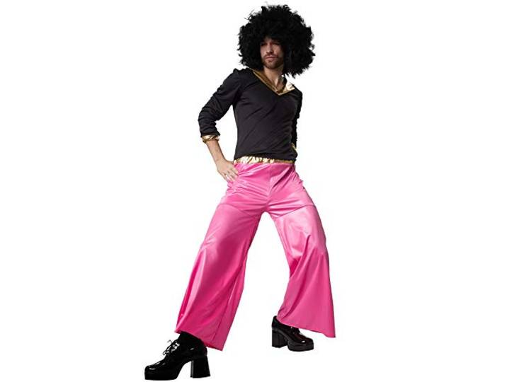 dressforfun 900502 - Heren Kostuum Funky Disco Danseres, Tweedelig en Kleurrijke Disco Outfit (XL Nr. 302405)