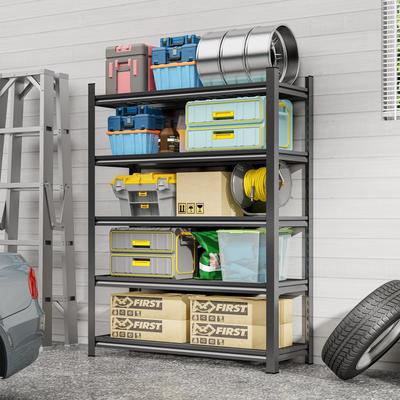 Clihome Garage Five Story Shelf, Adjustable Metal Shelf, 2500 Pound Load