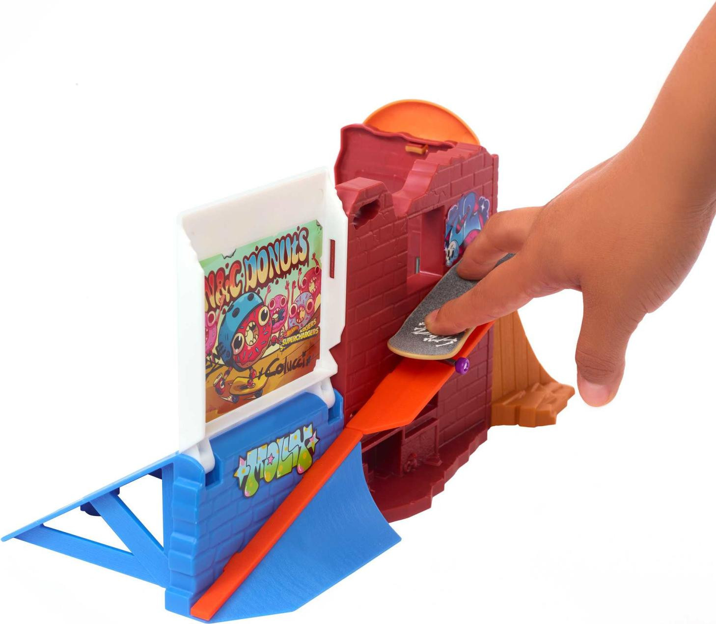Hot Wheels Skate HGT92 vinger-skateboard set voor kinderen vanaf 5 jaar