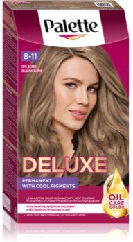 Schwarzkopf Palette Deluxe cor para cabelo permanente tom 8-11 Cool Blonde 1 un.. Palette Deluxe