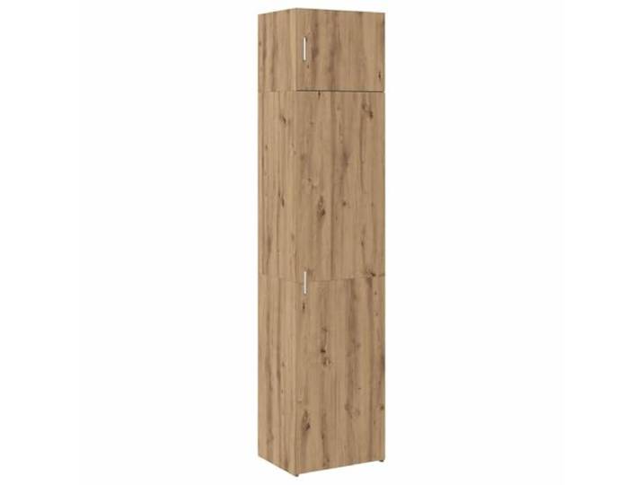KGHFDVB Sideboard 2er Set Artisan-Eiche 50x41x225 cm Holzwerkstoff 3 Stauraumfächer, 1 Hängeschrank, 2 Hochschränke, Modernes Design, Wohnzimmer, Esszimmer
