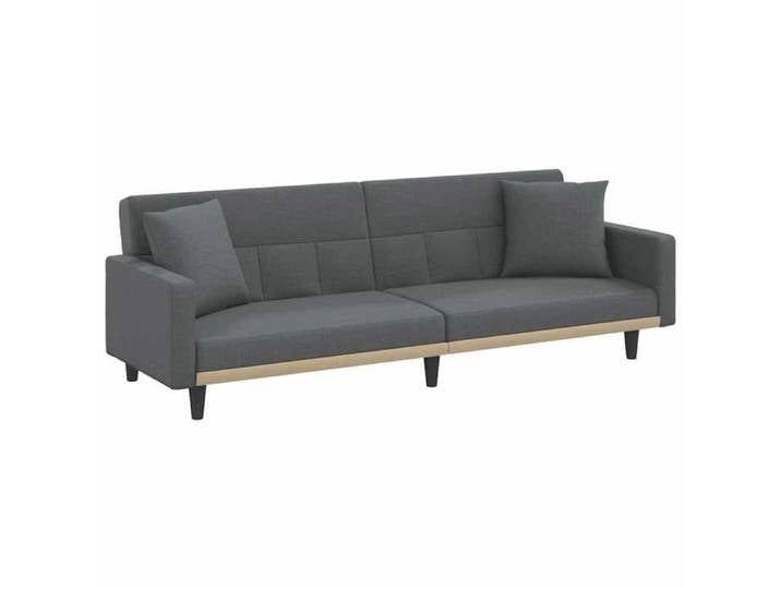 Style minimaliste - SOFA-Canapé salon - Canapé-Lit - avec coussins gris foncé tissu - pour Appartement dfa1967282