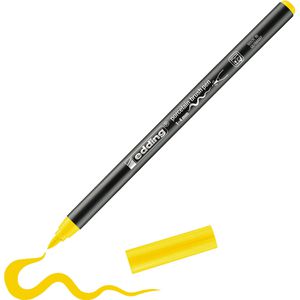 Edding Porzellanstifte 4200 Porzellanpinselstift, gelb, Pinselspitze 1-4 mm, spülmaschinenfest