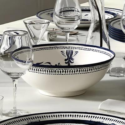 LEMIEUX ET CIE Bruges 4-Piece Porcelain Salad Bowl Set