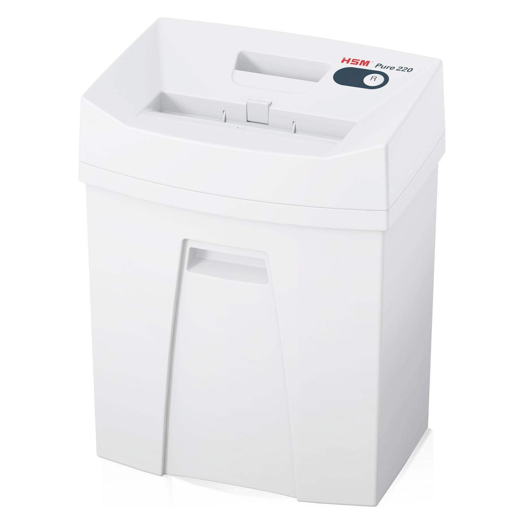 HSM Aktenvernichter Pure 2320111 weiss 220/3,9mm (Streifenschnitt) (2320111)