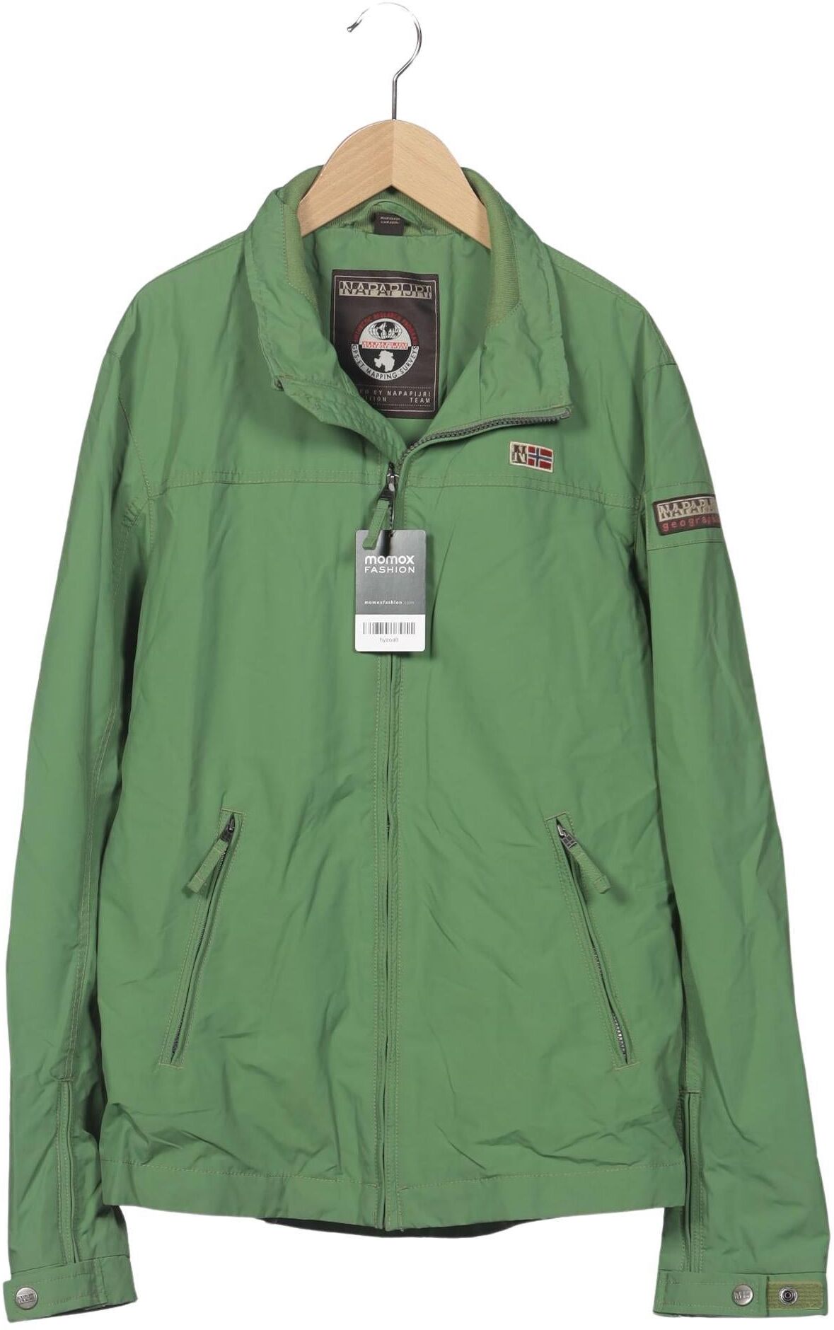 Napapijri Herren Jacke, Grün, Gr. M, Synthetik - Second Hand