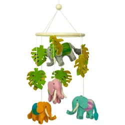 Handmade Felt Mobile - Elephant