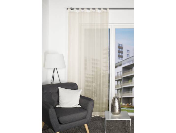 Rideau Nessi 135 x 245 x 1cm Blanc/Ecru