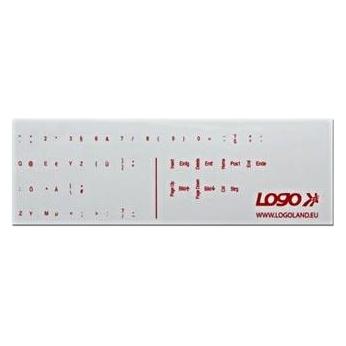 Logo Tastaturaufkleber - Deutsch - Rot (ENNN014M0L)