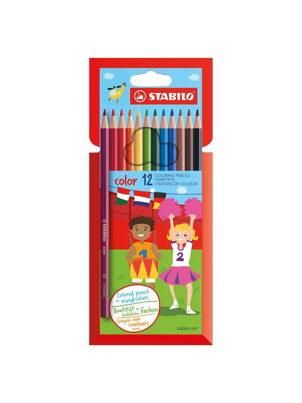 STABILO - color - Colored Pencil - Set of 12 Pieces