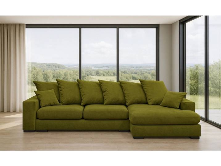 Kaiser Möbel Ecksofa Ecksofa Sofa L-form, Couch L-form Gabon Ottomane Links/Rechts