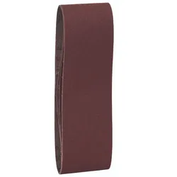 Bosch Schleifband-Set für Bandschleifer, rote Qualität K=100, 75 x 533 mm, 3-tlg. - 2609256219