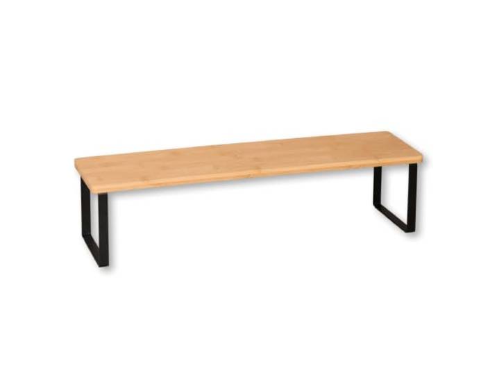Kesper Étagère de Cuisine\, matériau: Bambou\, métal\, Dimensions: 55 x 13\,5 x 15 cm\, Couleur: Marron\, Noir 58807