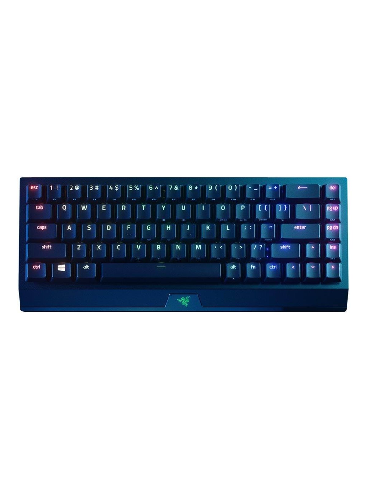Razer BlackWidow V3 Mini - Yellow - US - Tastatur - Englisch (US) - Schwarz