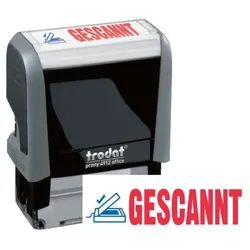 Trodat Textstempel »Office Printy 4912 Gescannt« schwarz