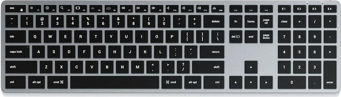 SATECHI SLIM X3 Tastatur kabellos grau, silber