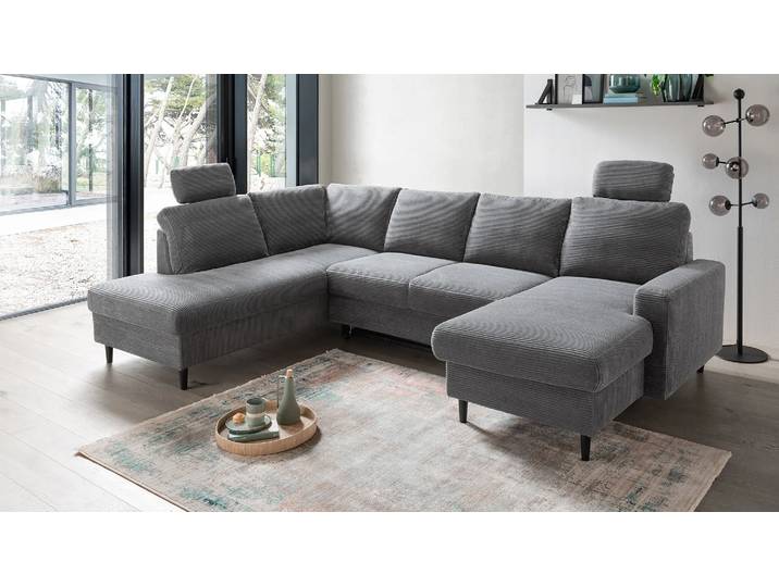 Wohnlandschaft U-Form Cord