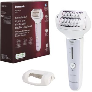 Panasonic Epilierer ES-EY30-V503, mit 1 Aufsatz und Tasche, weiß/lila