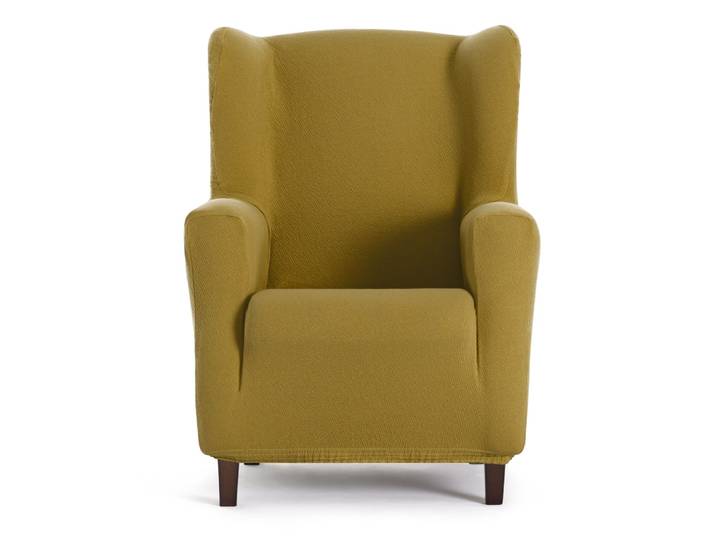 Housse de fauteuil oreiller moutarde 70 90