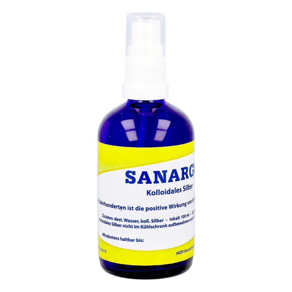 AGEV Gesundheitsmittel GmbH Sanargo kolloidales Silber Sprühflasche 10186678