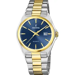 Festina Quarz Herren Klassik F20554/4 - blau,Multi - 40mm