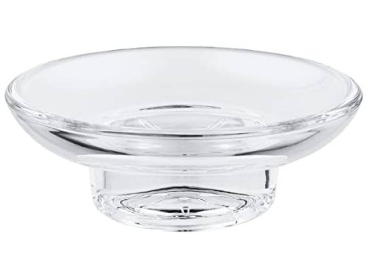 Grohe Start QuickFix 41182000 zeepbakje, glas, chroom, om te plakken (QuickGlue A1 lijm) of schroeven