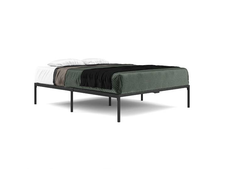 Metallbett SERENA 160 x 200 cm schwarz