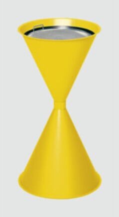 VAR Cendrier sur pied jaune (1169)