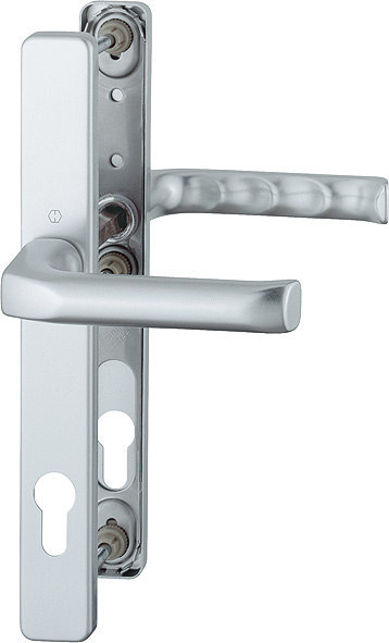 HOPPE Drückergarnitur mit Schmalschild London 113/2246, Aluminium 2205528